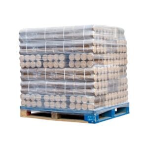 1000 kg de bûches compressées de jour, bois densifié pour poêle à bois ou cheminée