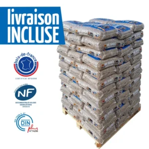 Palette de granulés WOODSTOCK (66 sacs)