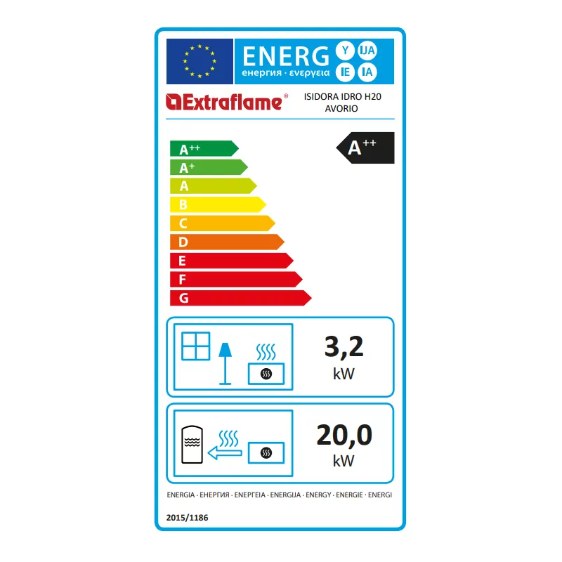 Poêle à granulés hydro Isidora H20 - 23 Kw – Image 4
