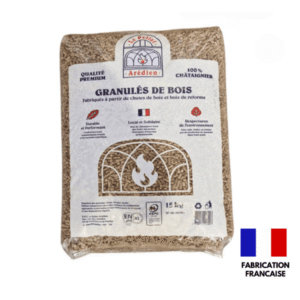 Le Pellet Arédien, norme ENplus 100% châtaignier